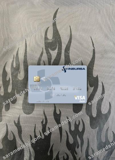 Mexico Grupo Financiero Inbursa visa debit card photolook front